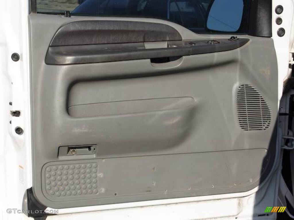 2004 F250 Super Duty XLT SuperCab 4x4 - Oxford White / Medium Flint photo #27
