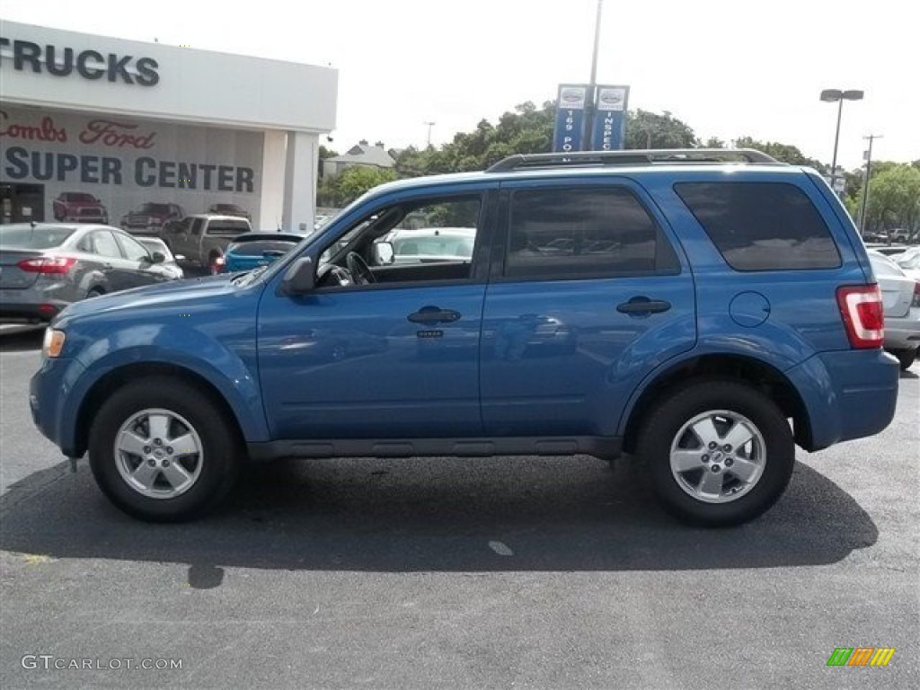 2009 Escape XLT V6 - Sport Blue Metallic / Charcoal photo #6