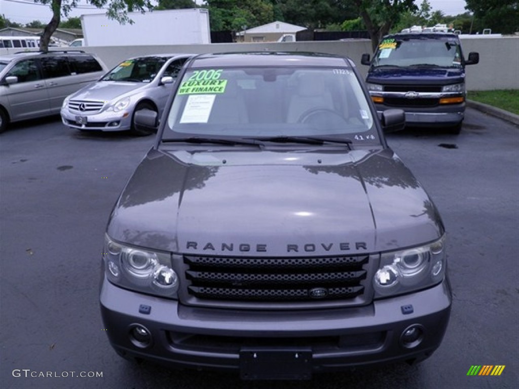 2006 Range Rover Sport Supercharged - Bonatti Grey Metallic / Alpaca Beige photo #8
