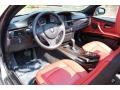 Coral Red/Black Prime Interior Photo for 2012 BMW 3 Series #66975301