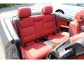 Coral Red/Black Rear Seat Photo for 2012 BMW 3 Series #66975421