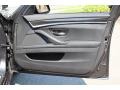 Black 2012 BMW 5 Series 528i xDrive Sedan Door Panel