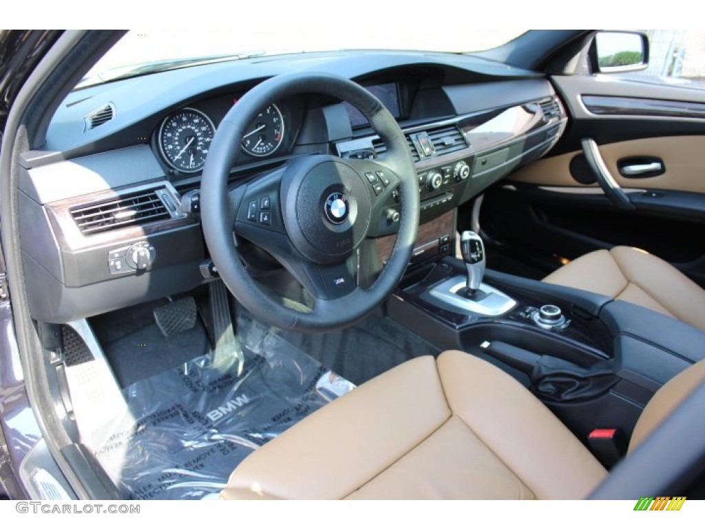 Natural Brown Interior 2010 BMW 5 Series 528i Sedan Photo #66976797
