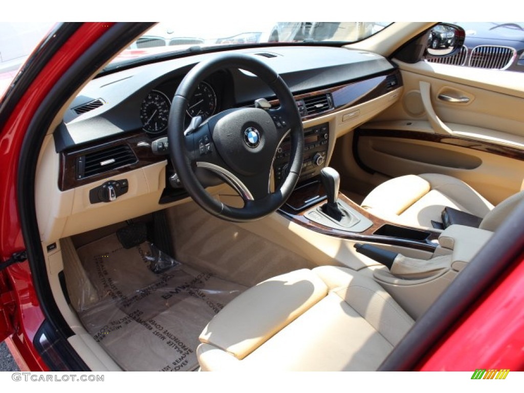 Beige Interior 2009 BMW 3 Series 328i Sedan Photo #66977083