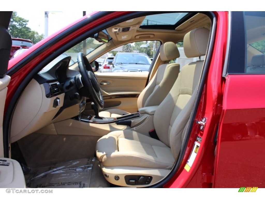 Beige Interior 2009 BMW 3 Series 328i Sedan Photo #66977089