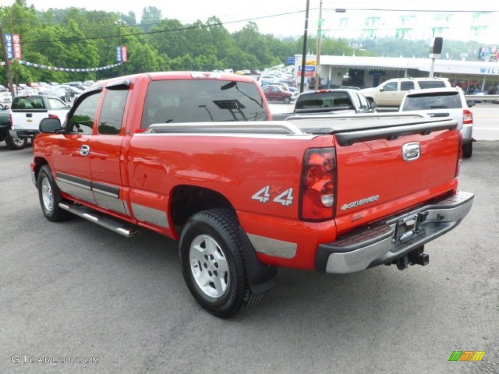 2006 Silverado 1500 LT Extended Cab 4x4 - Victory Red / Dark Charcoal photo #5