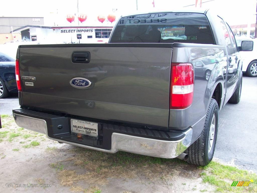 2005 F150 XLT SuperCrew - Dark Shadow Grey Metallic / Medium Flint Grey photo #9
