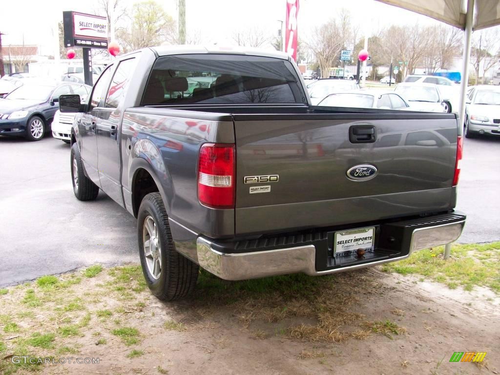 2005 F150 XLT SuperCrew - Dark Shadow Grey Metallic / Medium Flint Grey photo #11