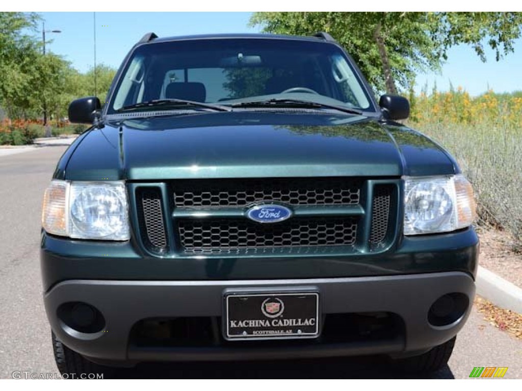 2004 Explorer Sport Trac XLT - Aspen Green Metallic / Medium Dark Flint/Dark Flint photo #7