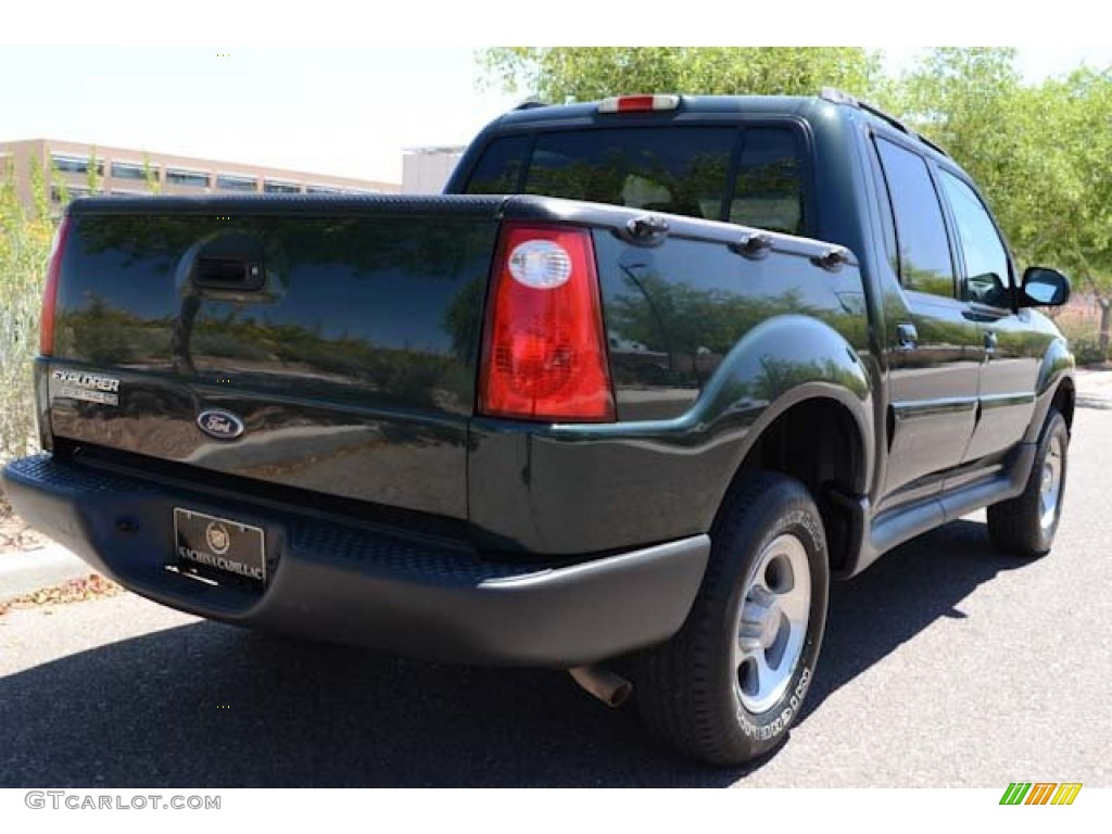 2004 Explorer Sport Trac XLT - Aspen Green Metallic / Medium Dark Flint/Dark Flint photo #12