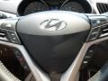 2012 Hyundai Veloster Gray Interior Steering Wheel Photo