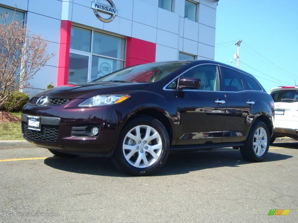 2008 CX-7 Grand Touring - Black Cherry Mica / Sand photo #3