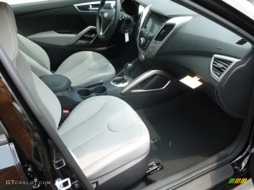 2012 Veloster  - Ultra Black / Gray photo #10