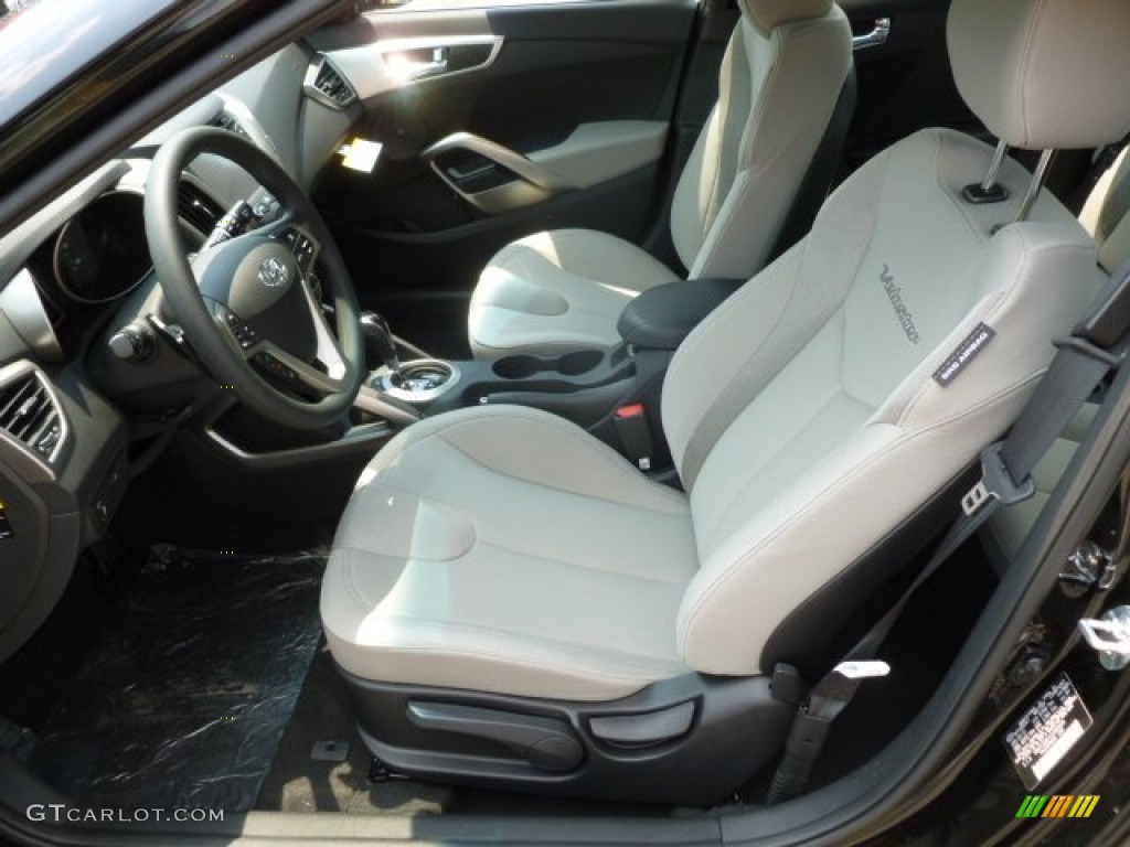 2012 Veloster  - Ultra Black / Gray photo #15