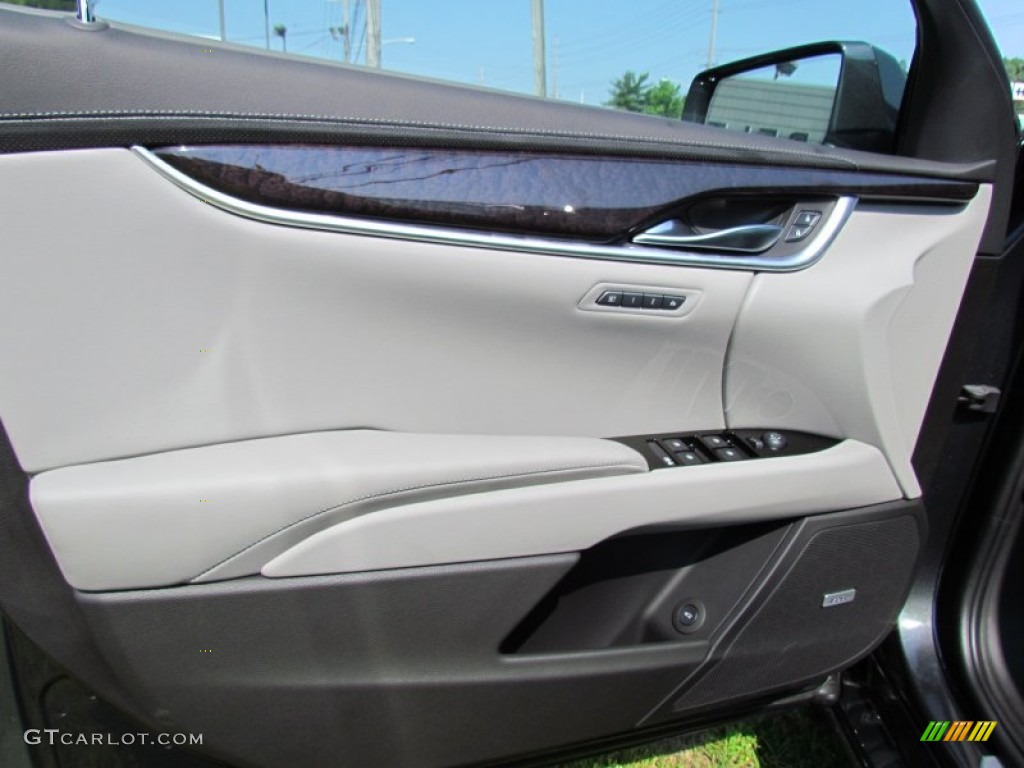 2013 Cadillac XTS Luxury AWD Medium Titanium/Jet Black Door Panel Photo #66982405