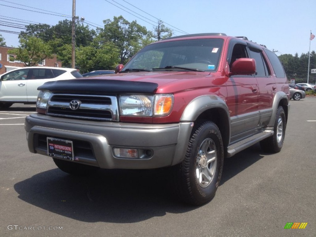 2000 4Runner Limited 4x4 - Radiant Red / Oak photo #1