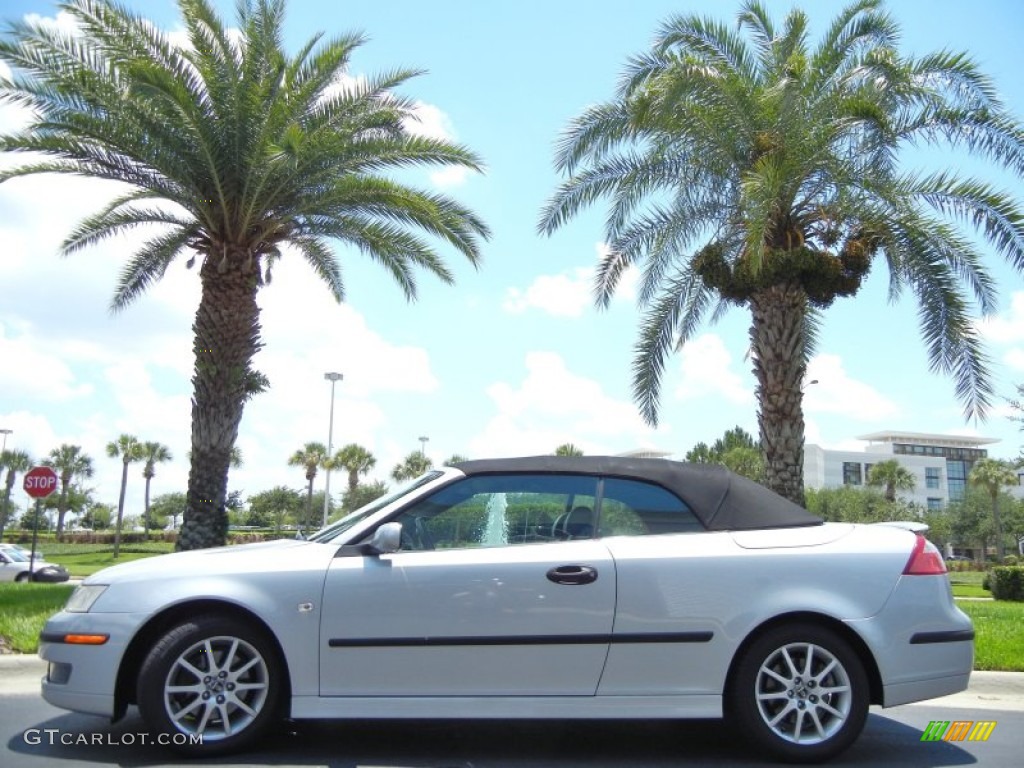 Silver Metallic 2005 Saab 9-3 Arc Convertible Exterior Photo #66983323