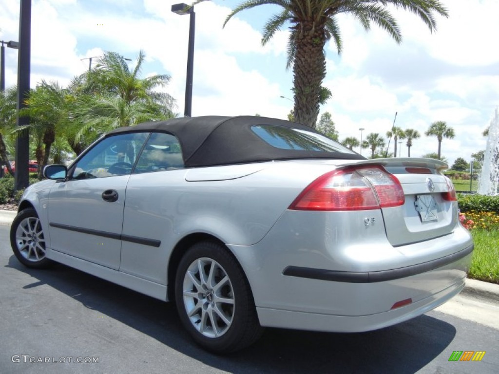Silver Metallic 2005 Saab 9-3 Arc Convertible Exterior Photo #66983389