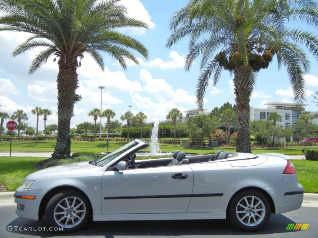 Silver Metallic 2005 Saab 9-3 Arc Convertible Exterior Photo #66983400
