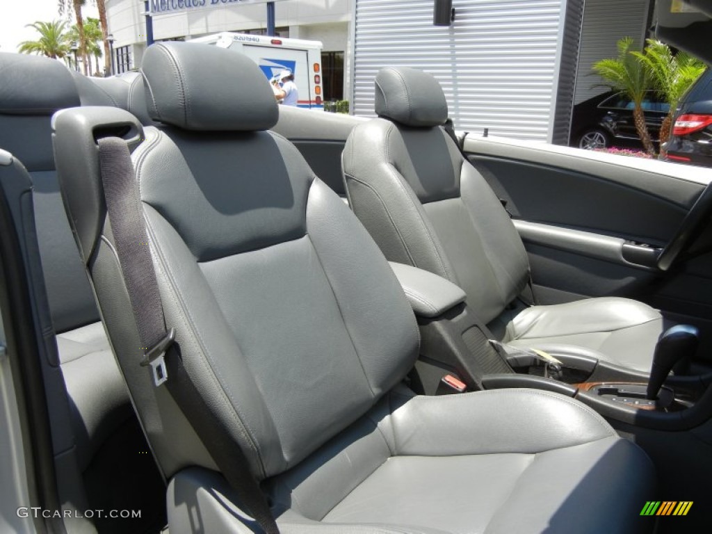 Charcoal Gray Interior 2005 Saab 9-3 Arc Convertible Photo #66983518