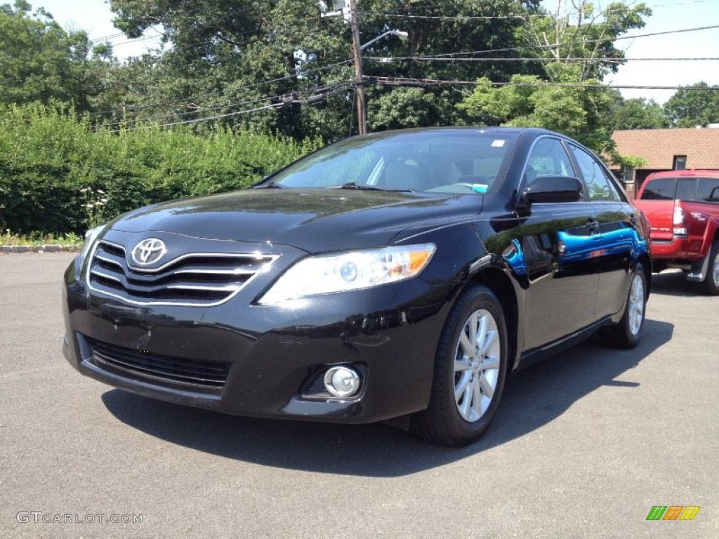 2010 Camry XLE - Black / Ash Gray photo #1