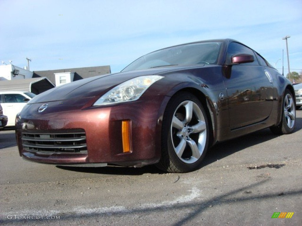 2006 350Z Coupe - Interlagos Fire Metallic / Charcoal Leather photo #1