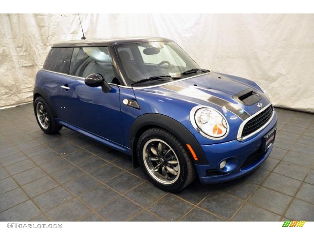 2007 Cooper S Hardtop - Laser Blue Metallic / Grey/Carbon Black photo #4