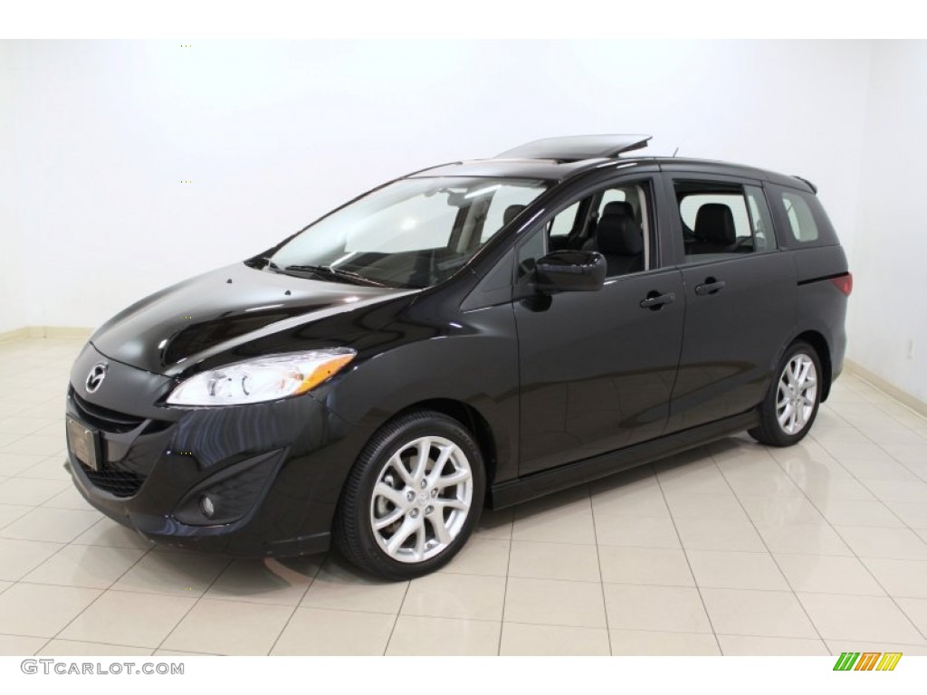 Brilliant Black 2012 Mazda MAZDA5 Grand Touring Exterior Photo #66985111