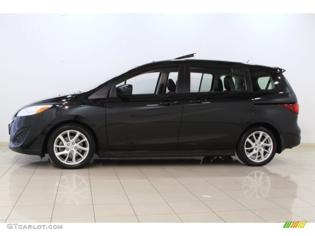 Brilliant Black 2012 Mazda MAZDA5 Grand Touring Exterior Photo #66985120