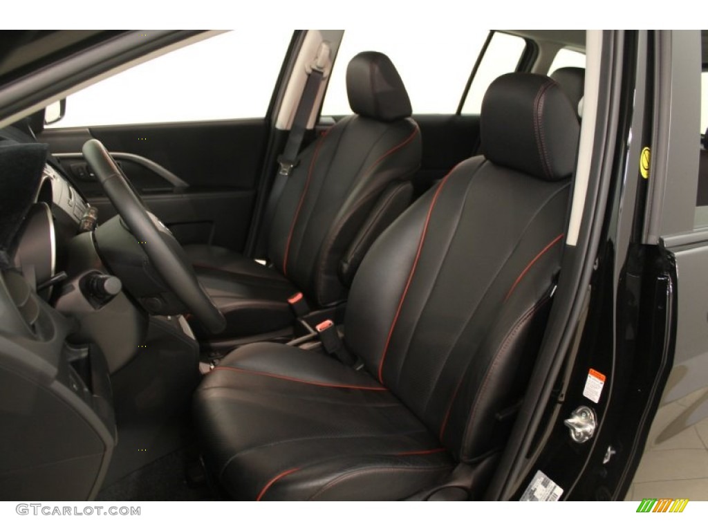 Black Interior 2012 Mazda MAZDA5 Grand Touring Photo #66985144