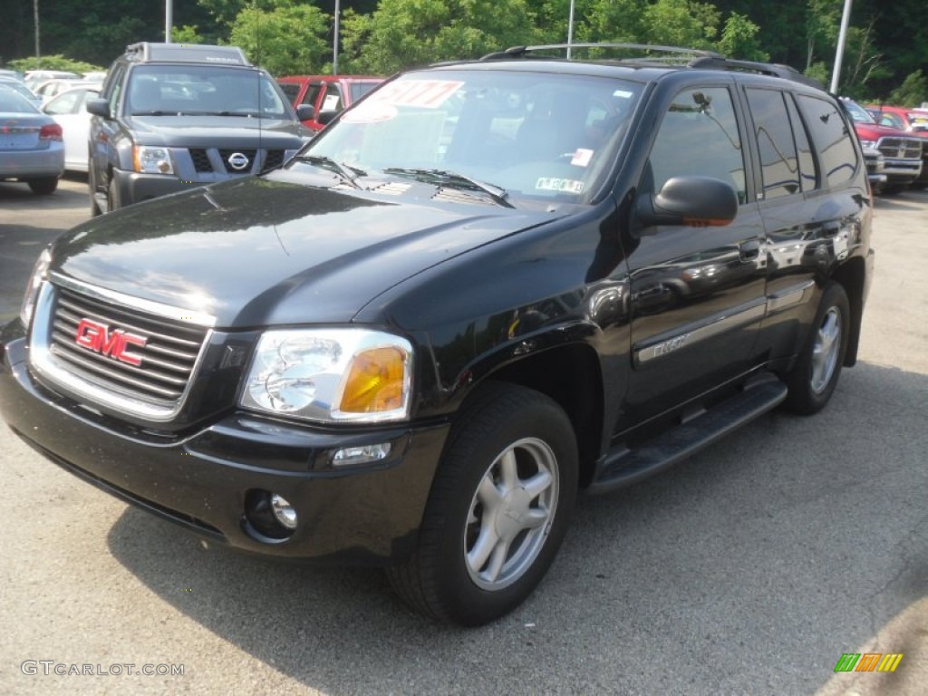 2003 Envoy SLT 4x4 - Onyx Black / Dark Pewter photo #1