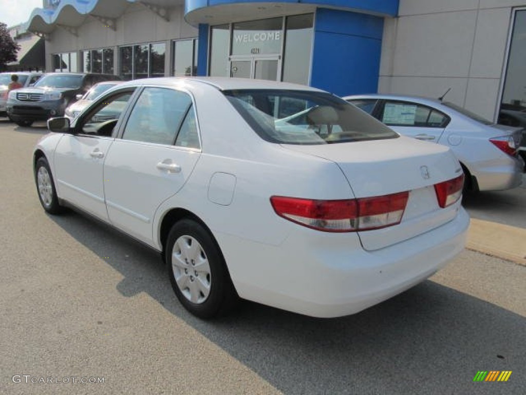 2003 Accord LX Sedan - Taffeta White / Ivory photo #3