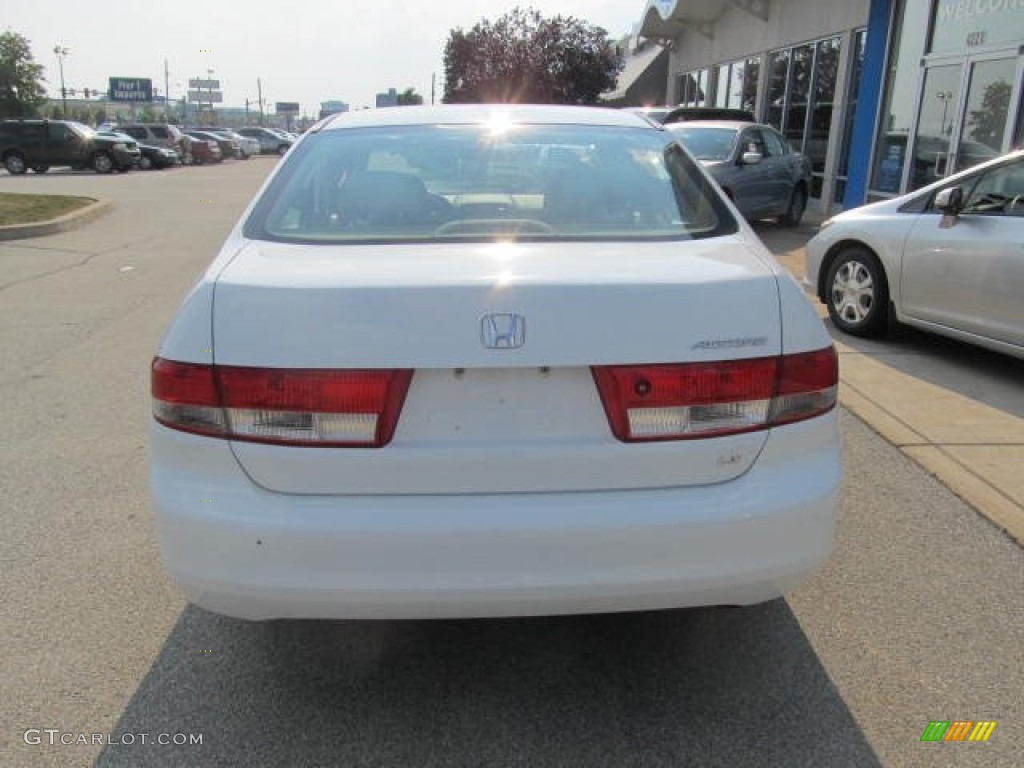 2003 Accord LX Sedan - Taffeta White / Ivory photo #4