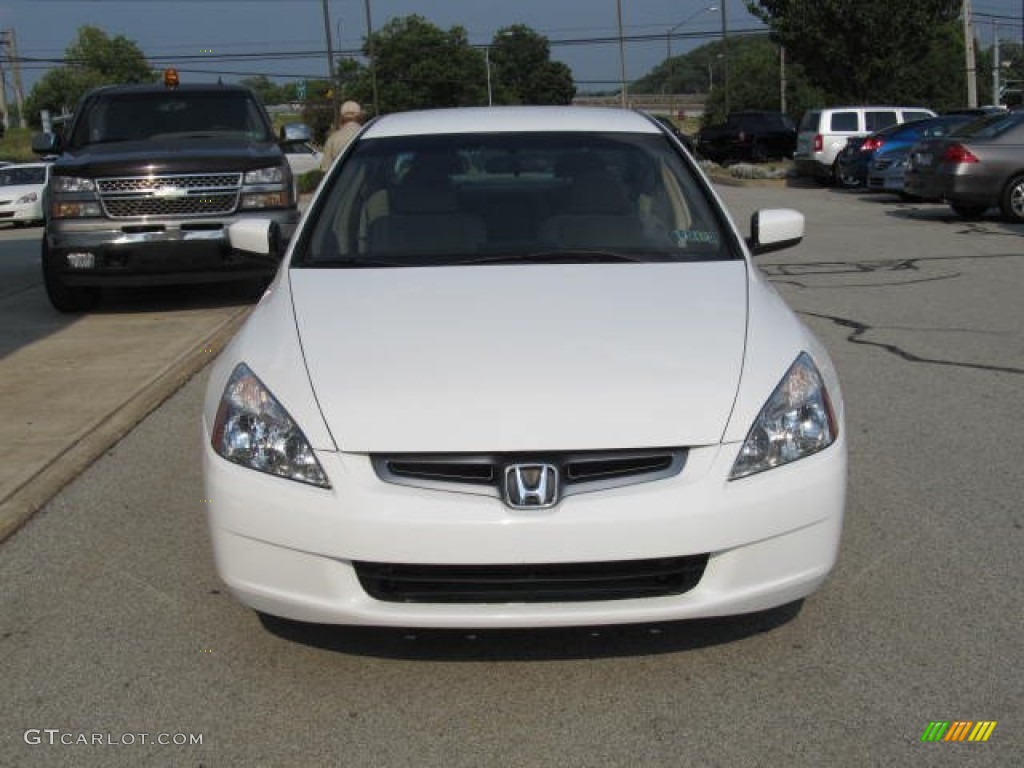 2003 Accord LX Sedan - Taffeta White / Ivory photo #6