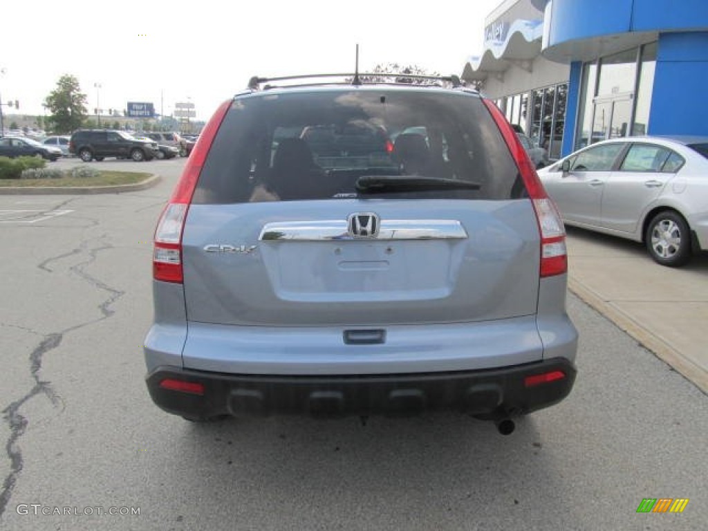 2009 CR-V EX 4WD - Glacier Blue Metallic / Gray photo #4