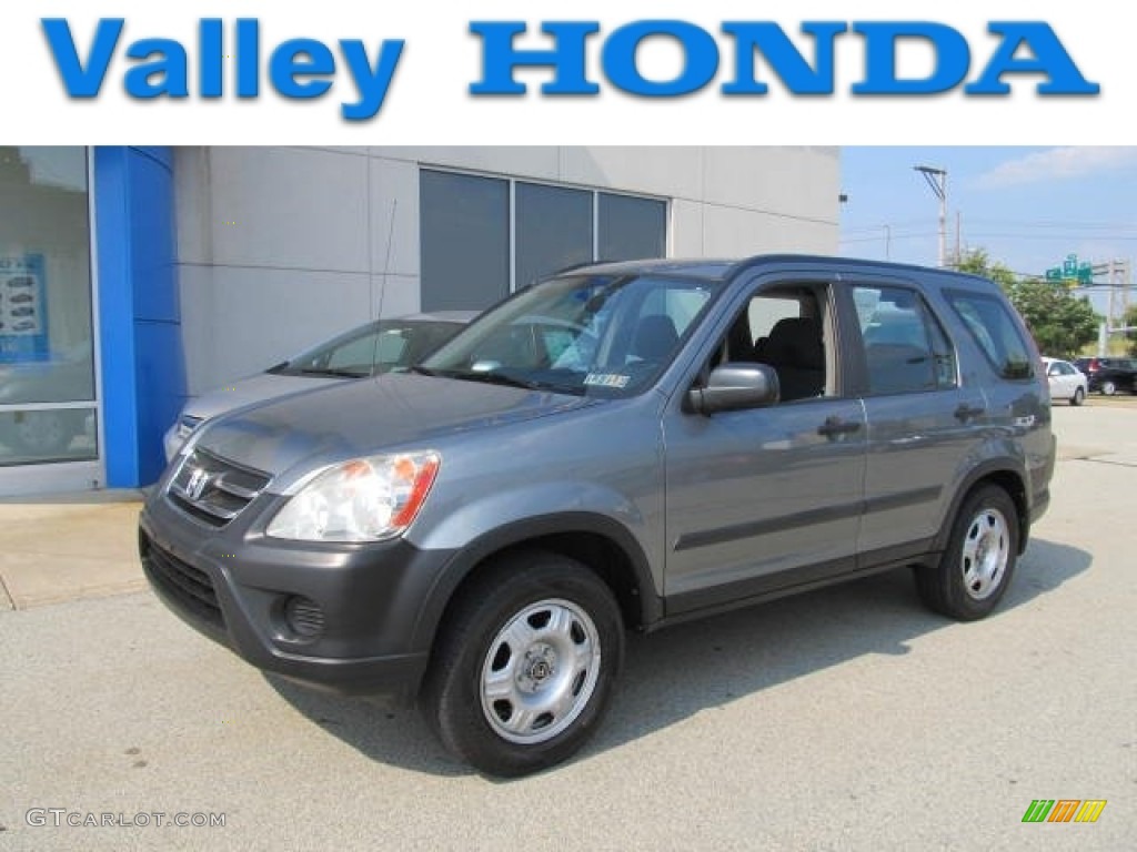 2005 CR-V LX 4WD - Silver Moss Metallic / Black photo #1