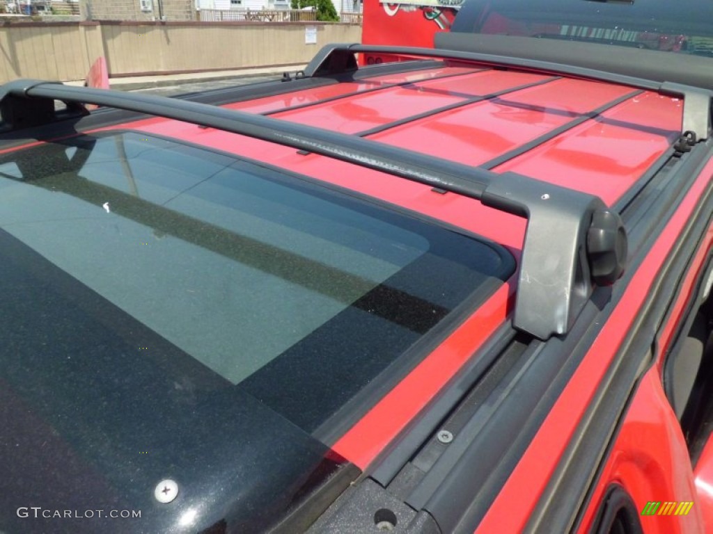 2001 Pathfinder SE 4x4 - Crimson Blaze Red / Charcoal photo #24