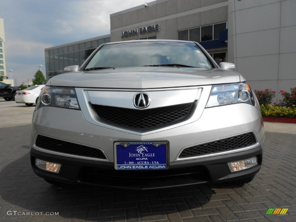 2012 MDX SH-AWD Technology - Palladium Metallic / Ebony photo #2