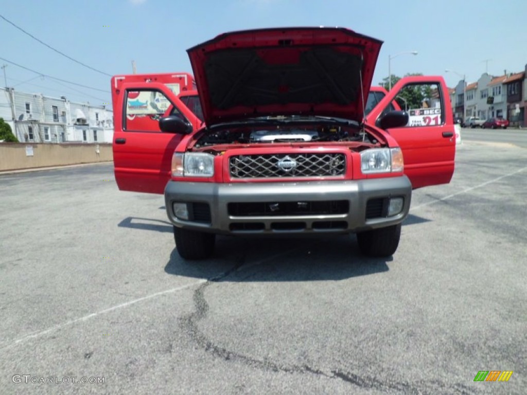 2001 Pathfinder SE 4x4 - Crimson Blaze Red / Charcoal photo #80