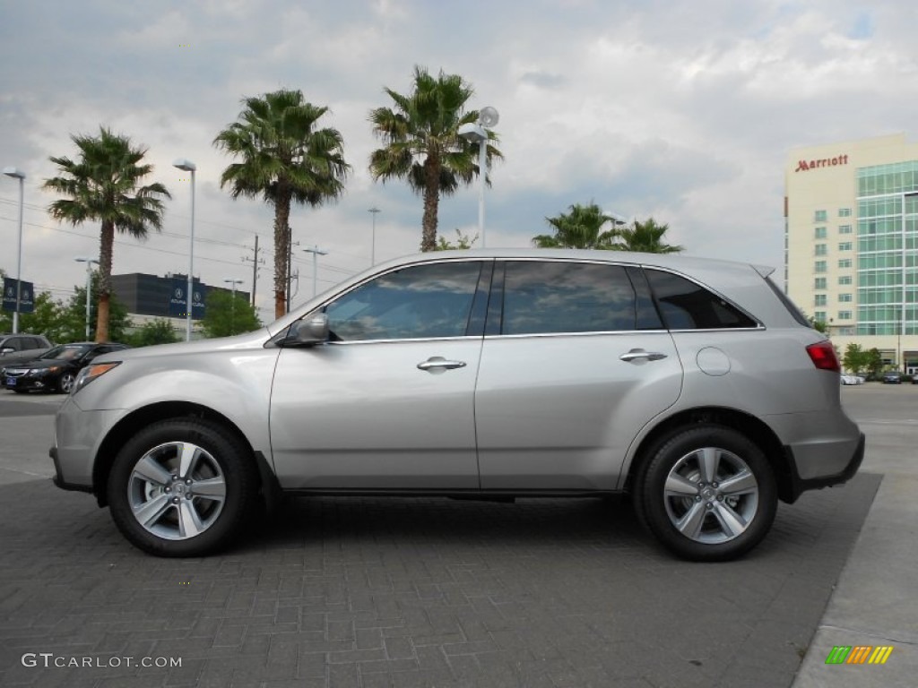 2012 MDX SH-AWD Technology - Palladium Metallic / Ebony photo #4