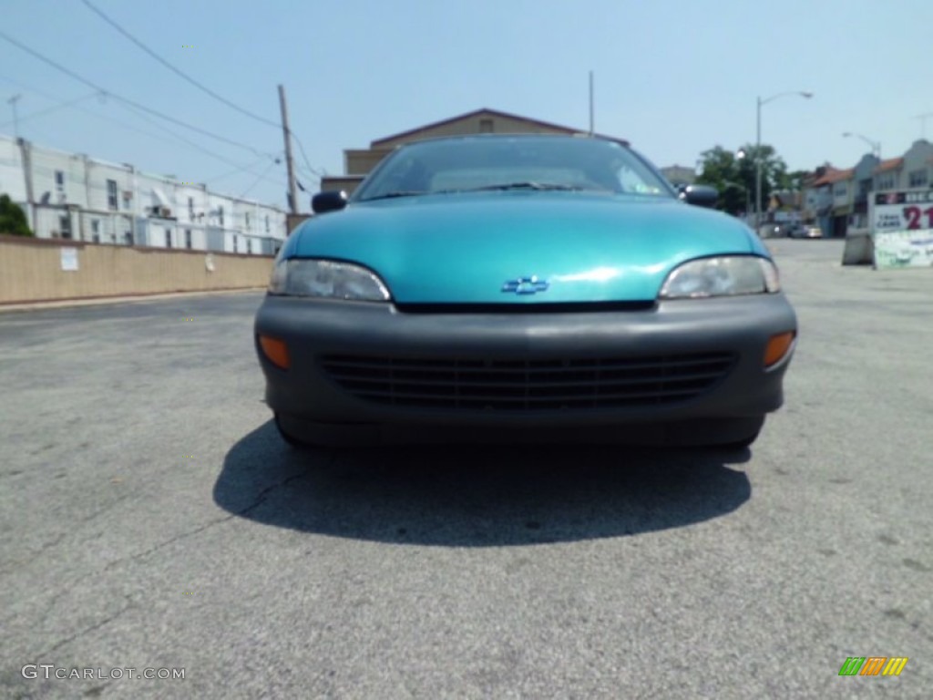 1997 Cavalier Coupe - Green Metallic / Light Gray photo #5