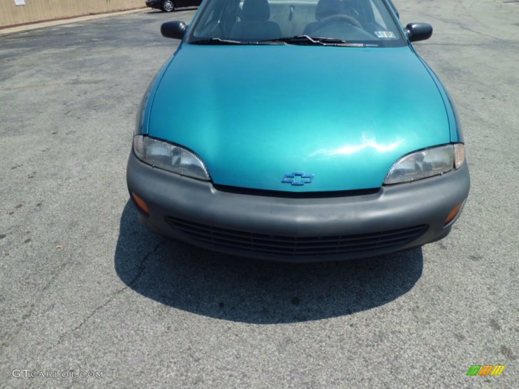 1997 Cavalier Coupe - Green Metallic / Light Gray photo #6