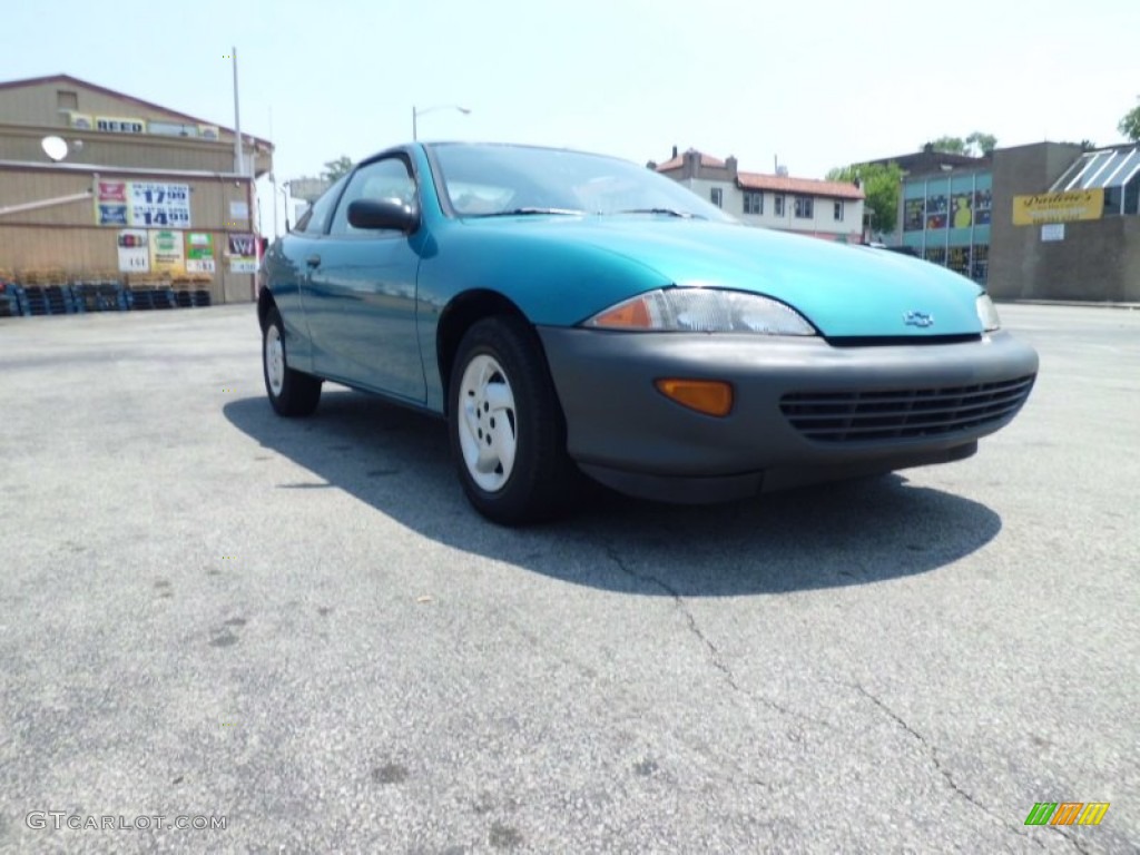 1997 Cavalier Coupe - Green Metallic / Light Gray photo #7