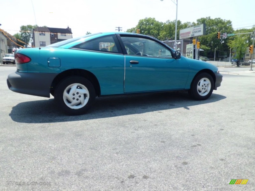 1997 Cavalier Coupe - Green Metallic / Light Gray photo #10