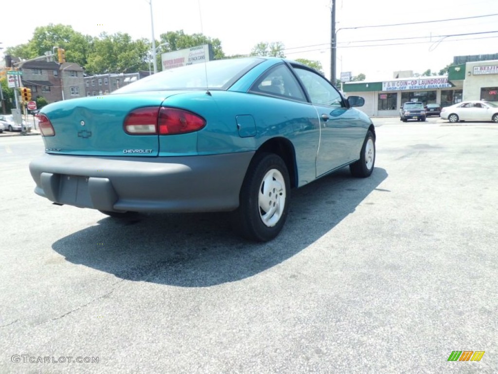 1997 Cavalier Coupe - Green Metallic / Light Gray photo #12