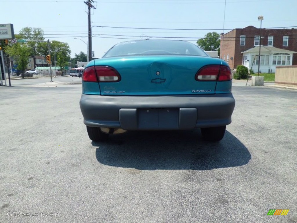 1997 Cavalier Coupe - Green Metallic / Light Gray photo #13