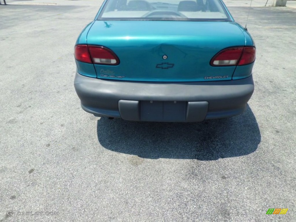 1997 Cavalier Coupe - Green Metallic / Light Gray photo #14