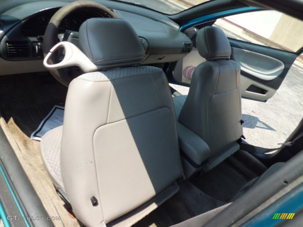 1997 Cavalier Coupe - Green Metallic / Light Gray photo #28