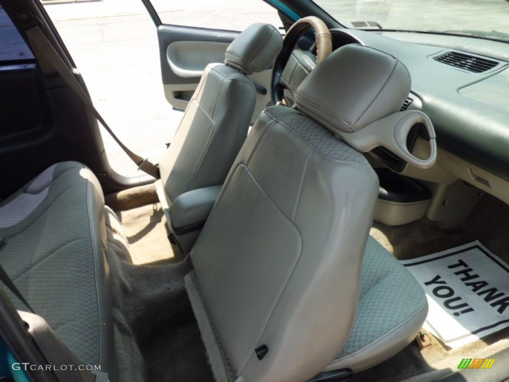 1997 Cavalier Coupe - Green Metallic / Light Gray photo #33