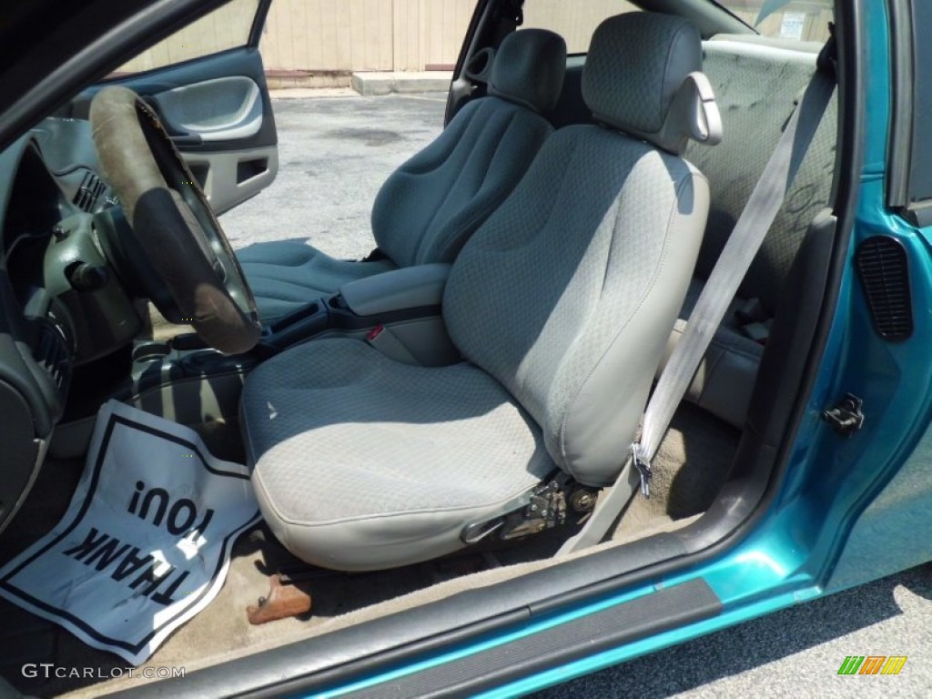 1997 Cavalier Coupe - Green Metallic / Light Gray photo #41
